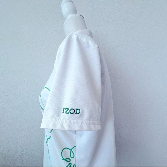Izod XFG Athletic White Top Cool-FX Short Sleeve SZ M - Picture 10 of 14